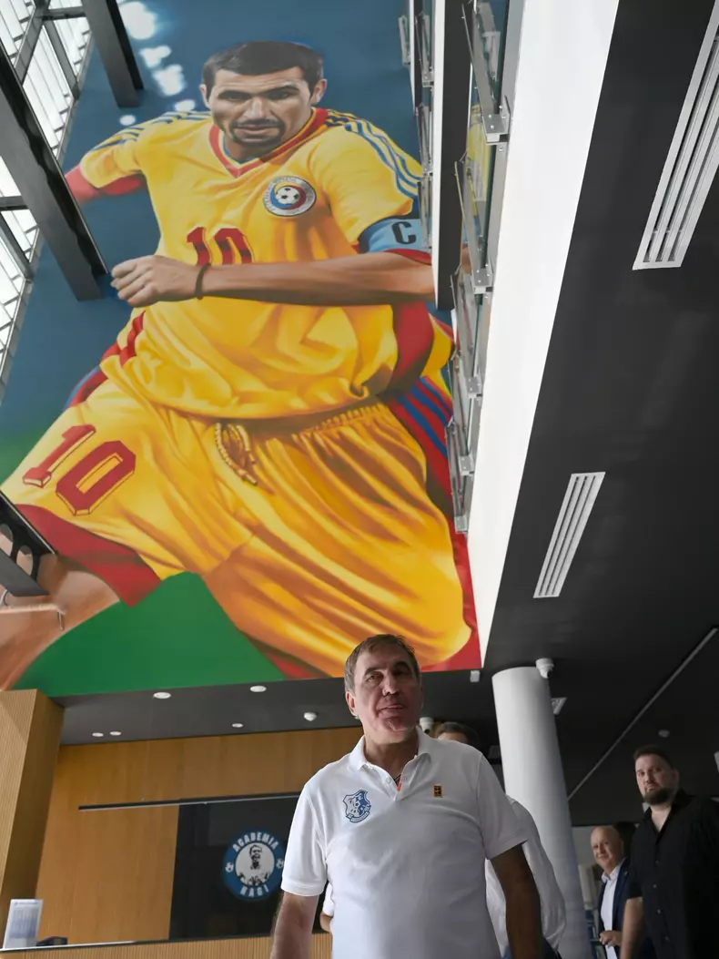 FOTBAL:INAUGURARE CLADIRE ADMINISTRATIVA ACADEMIA GHEORGHE HAGI (4.09.2024)