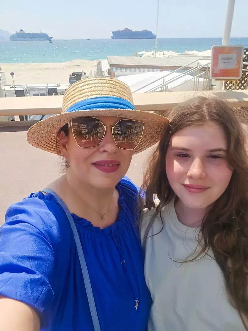 Oana Roman și fiica ei, Isabela, în vacanță pe Coasta de Azur (1)