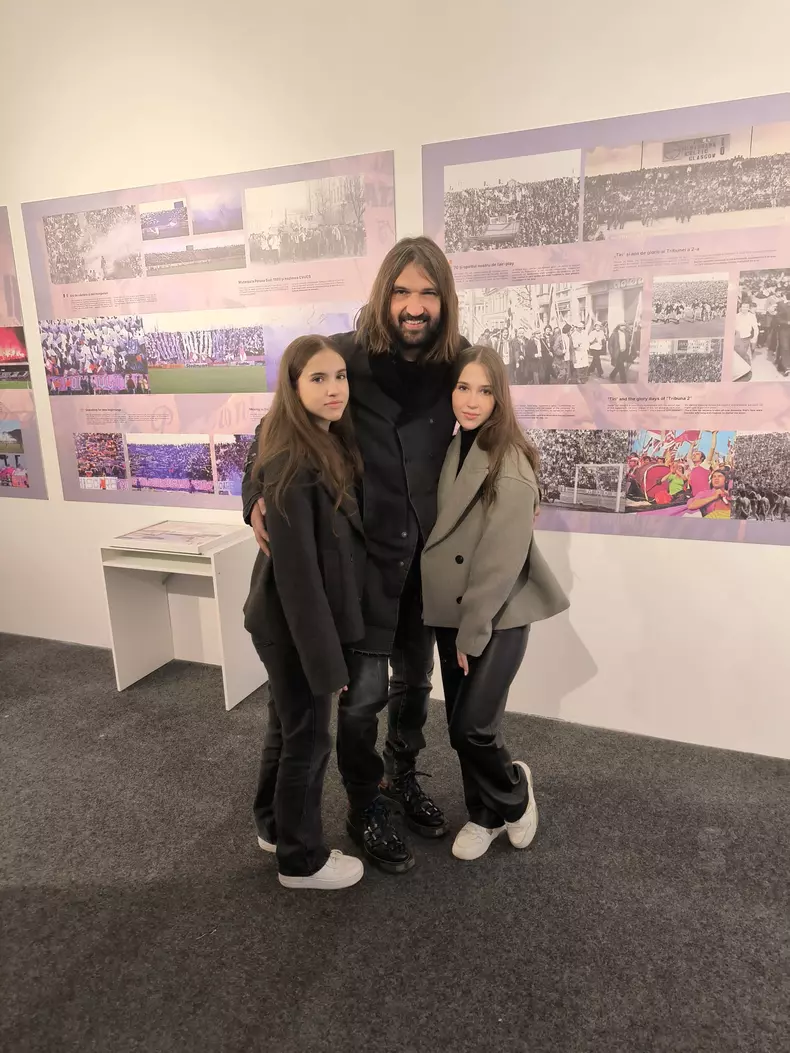 Dan Alexa și fiicele lui, Casiana și Antonia