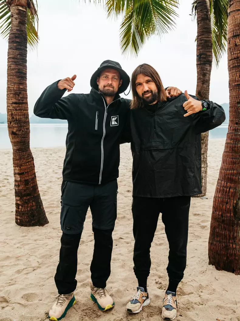 Dan Alexa și Gabi Tamaș la Asia Express 2025