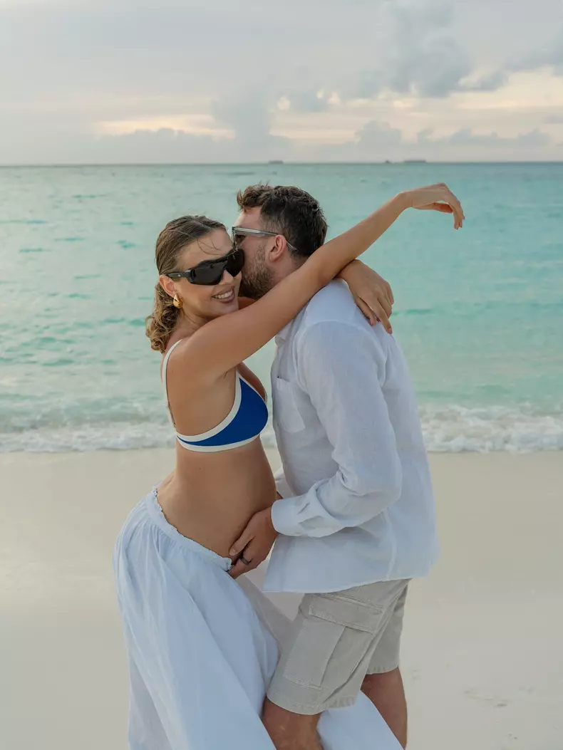 Emily Burghelea și soțul ei, Andrei