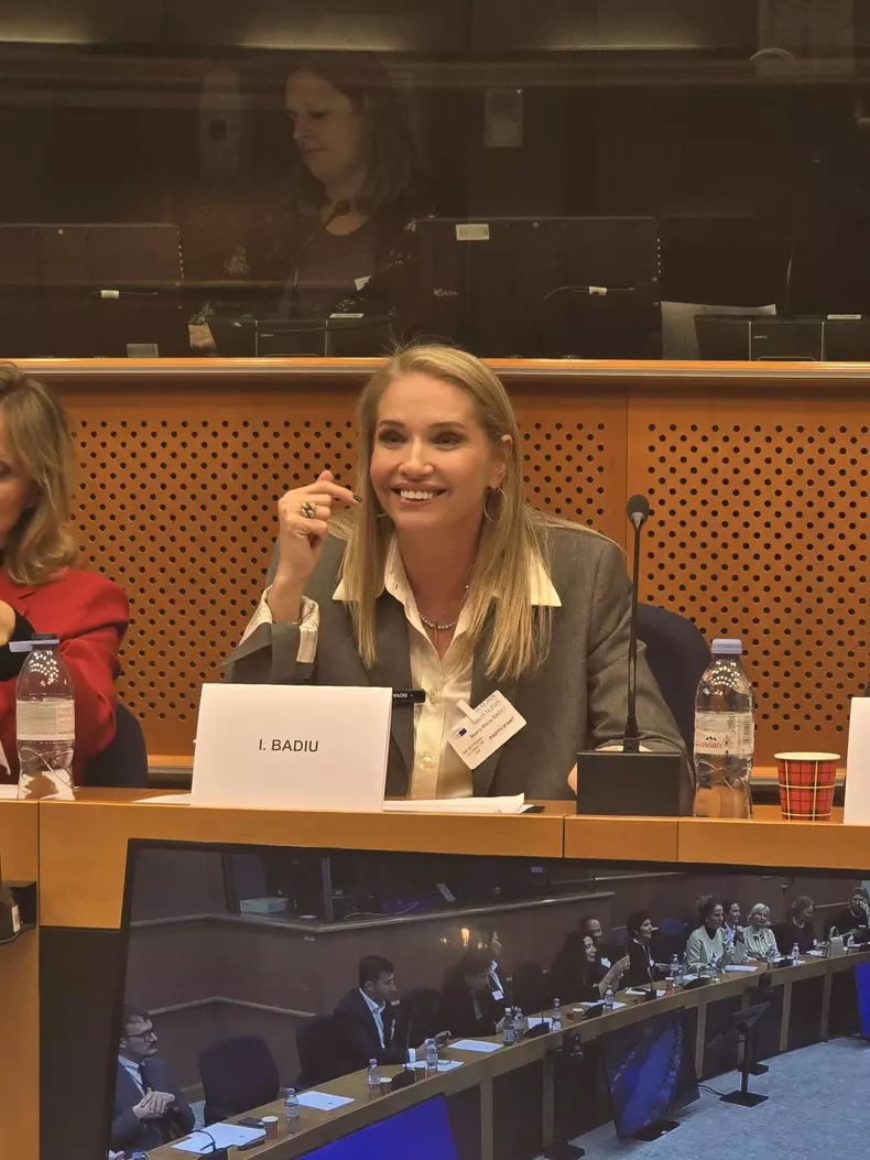 Ileana Badiu a vorbit despre menopauză în Parlamentul European (2)