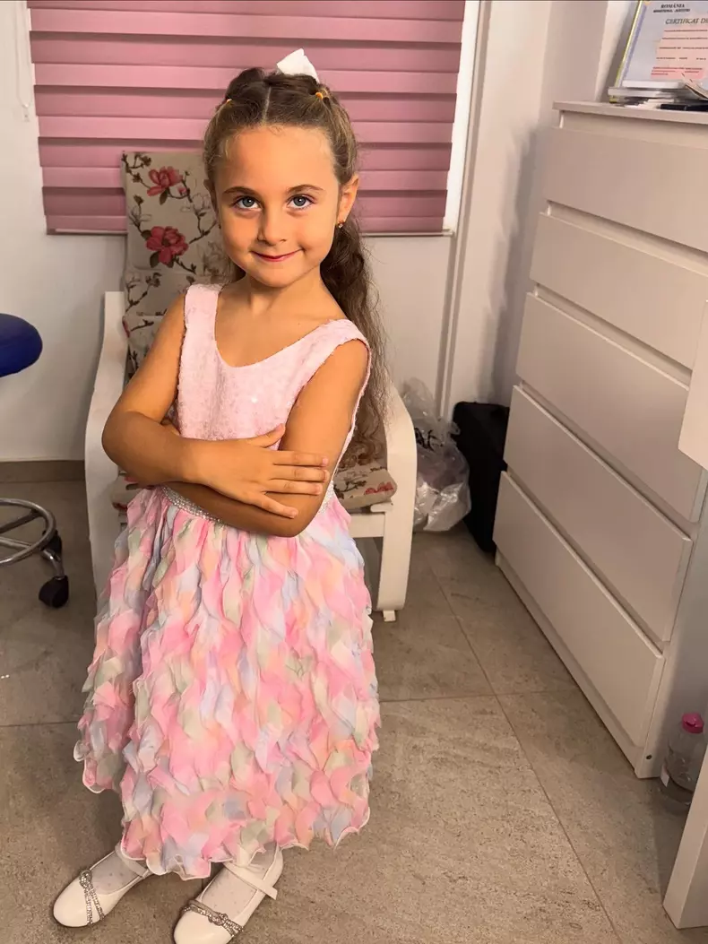 Fiica cea mică a Angelei Rusu, Maria Anais