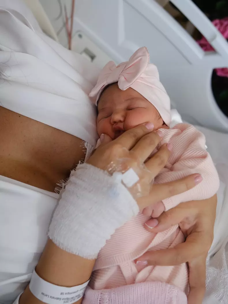 Larisa Udilă a născut al doilea copil, o fetiță (3)