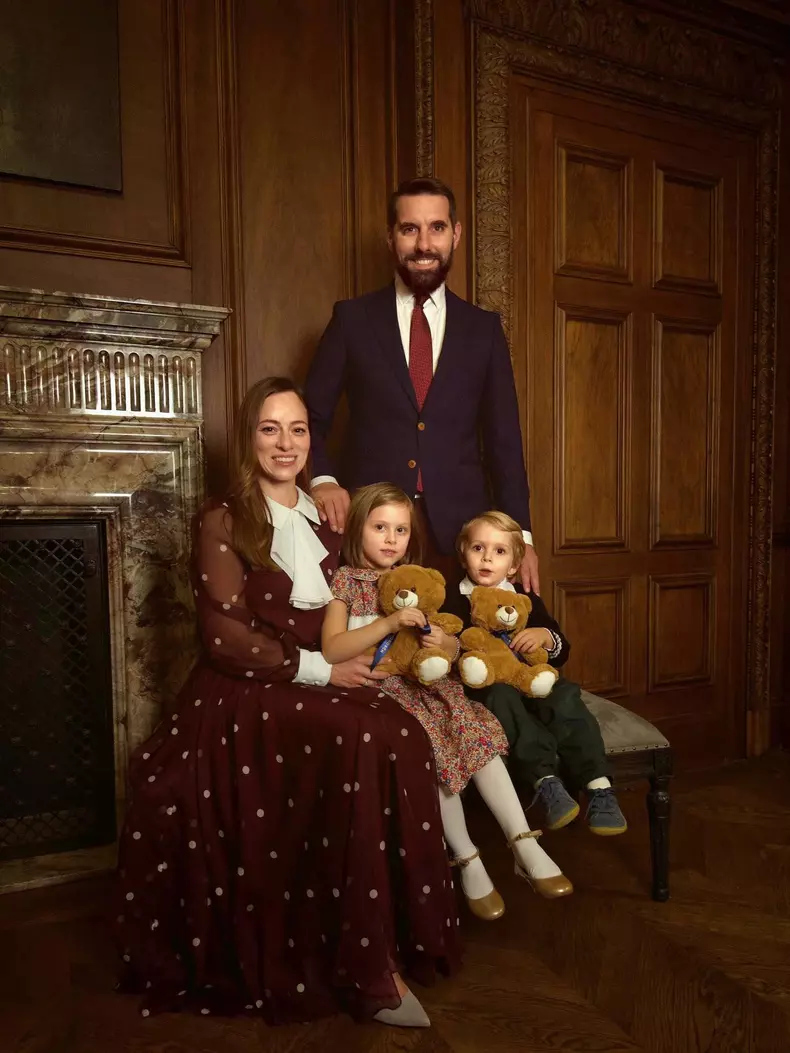 portret nicolae al romaniei cu familia