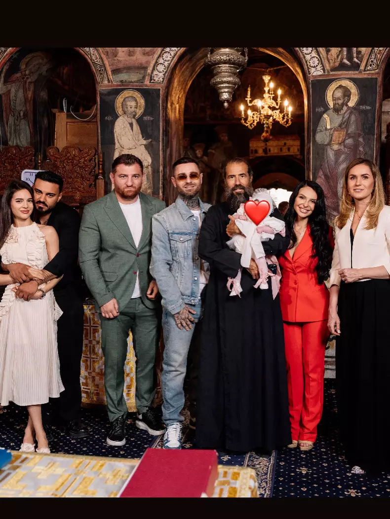Francisca și TJ Miles și-au botezat fetița (4)