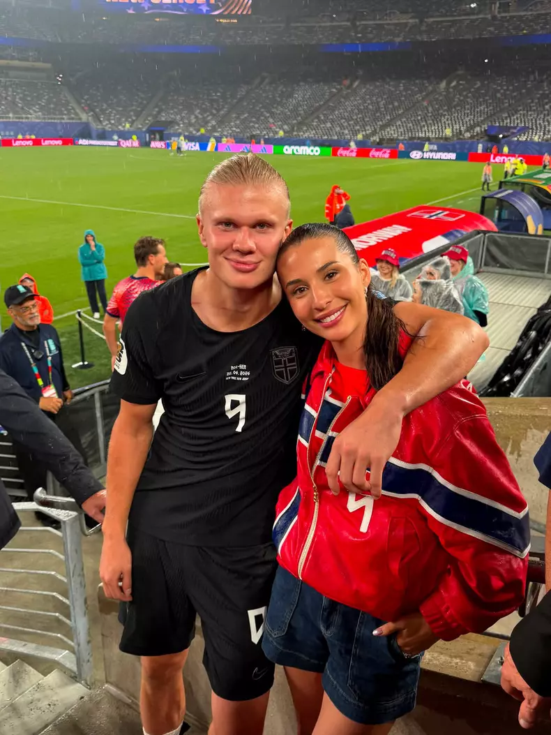 Erling Haaland și Isabel Haugseng Johansen (5)