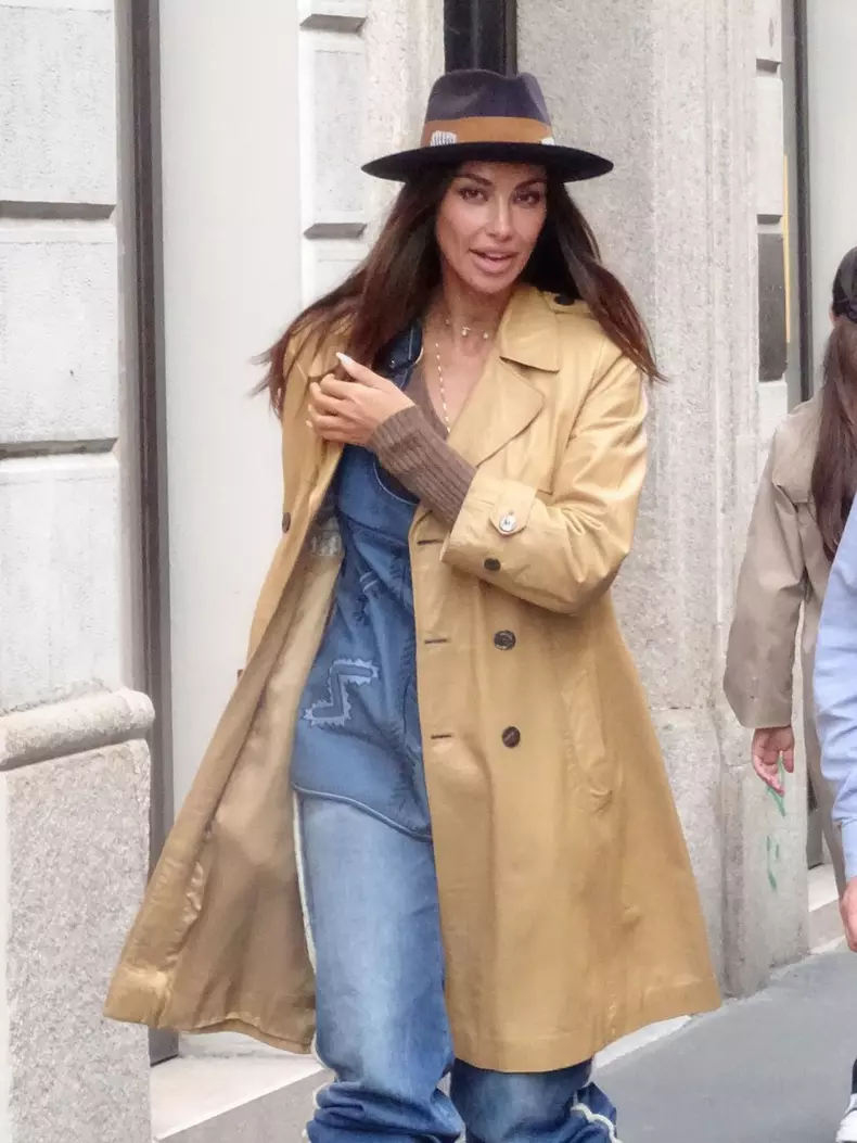 Madalina Diana Ghenea shopping in Milan, Italy - 04 Apr 2024