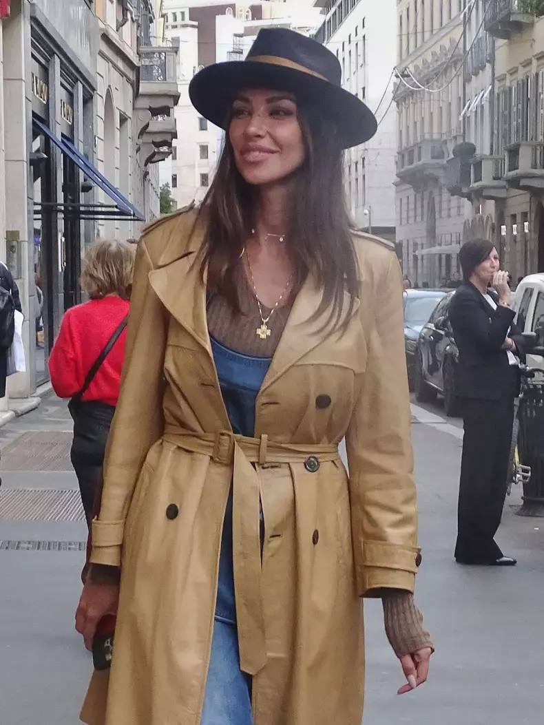 Madalina Diana Ghenea shopping in Milan, Italy - 04 Apr 2024
