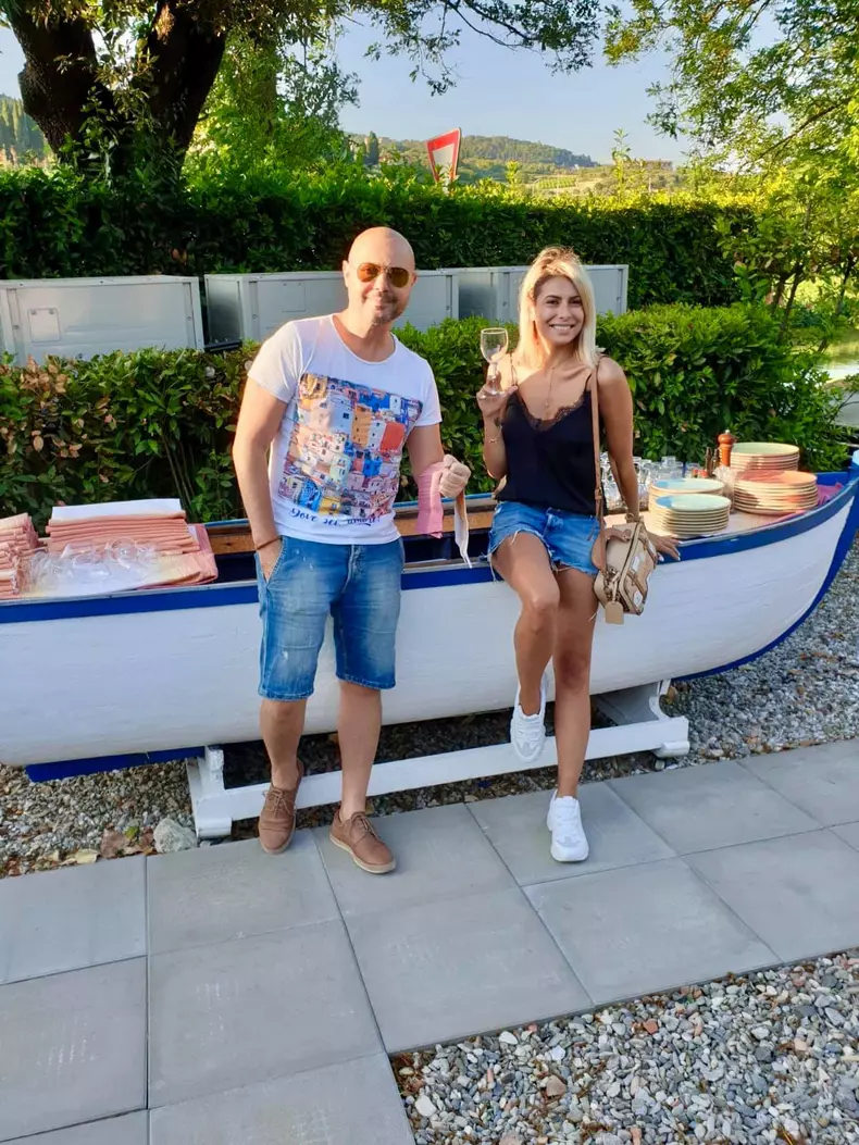 Mihai Mitoșeru și fosta lui soție Noemi
