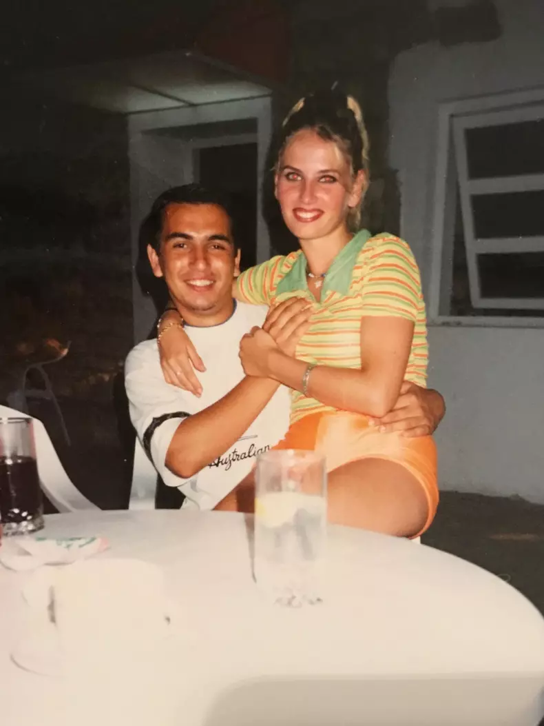 Andreea Banica si sotul ei la inceputul relatiei