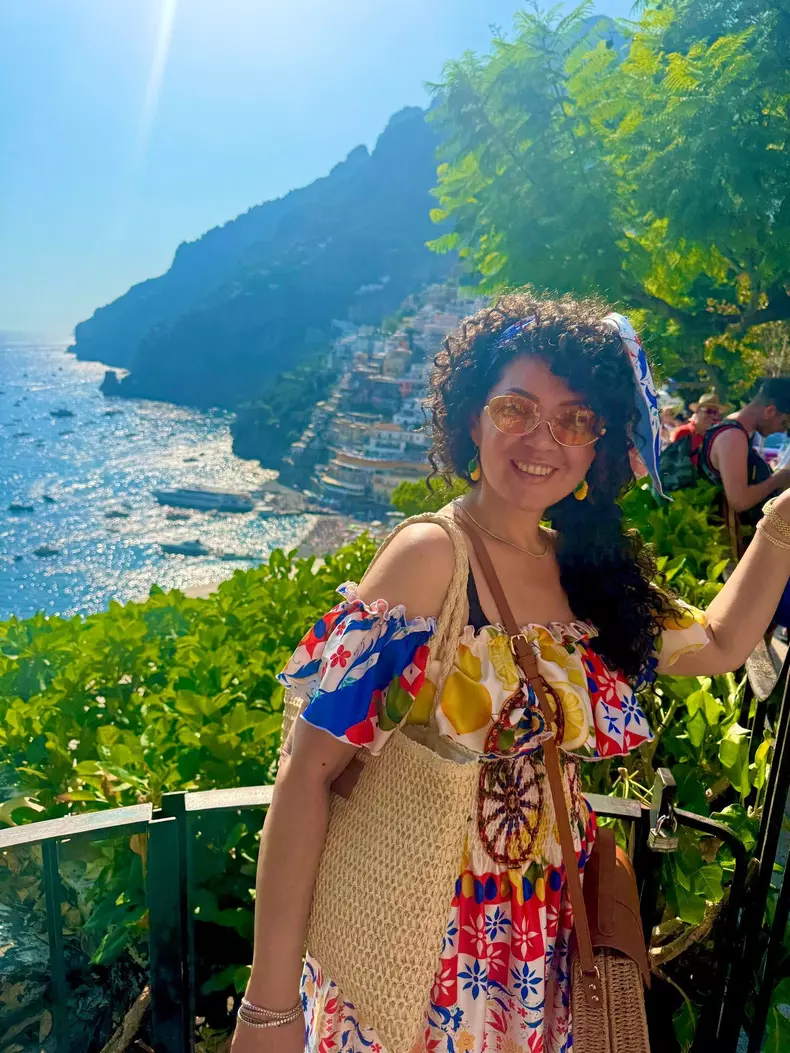 Minodora in Positano