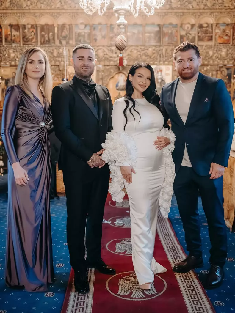 3. Francisca, TJ Miles și nașii lor