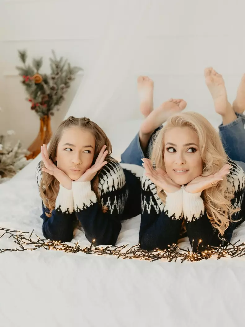 Elena Vîșcu și fiica ei (1)