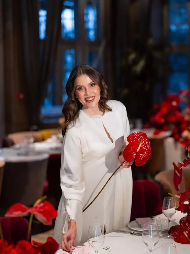 8. Emily Burghelea și-a botezat fiica