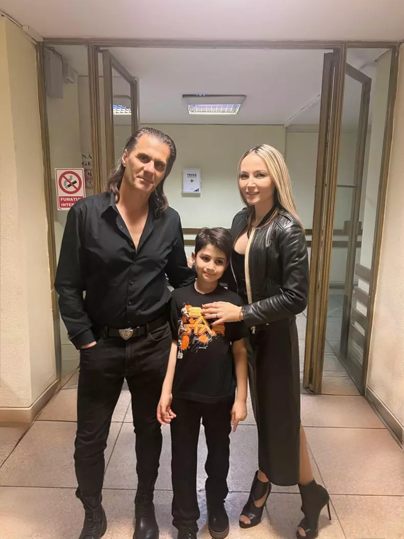 Octavia Geamănu, Marian Ionescu și fiul lor