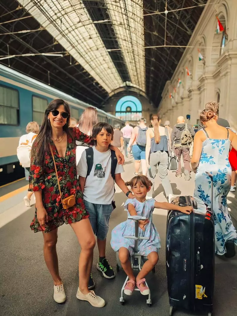 Dana Rogoz cu familia în vacanță (1)