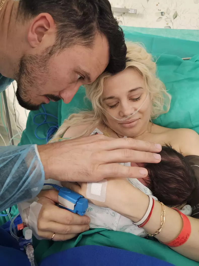 Anisia Gafton a născut un băiețel
