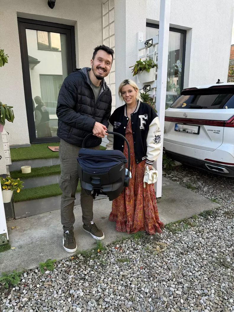 Anisia Gafton, Serghei Florin și fiul lor