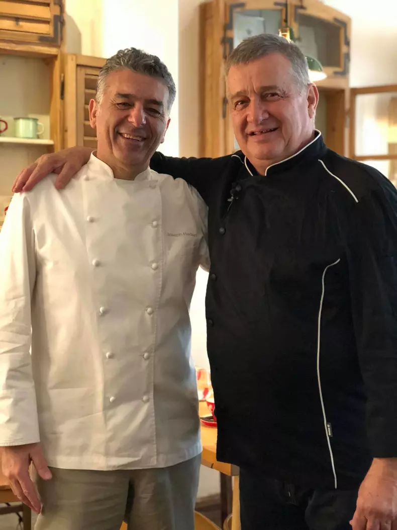 Joseph Hadad si Mircea Dinescu
