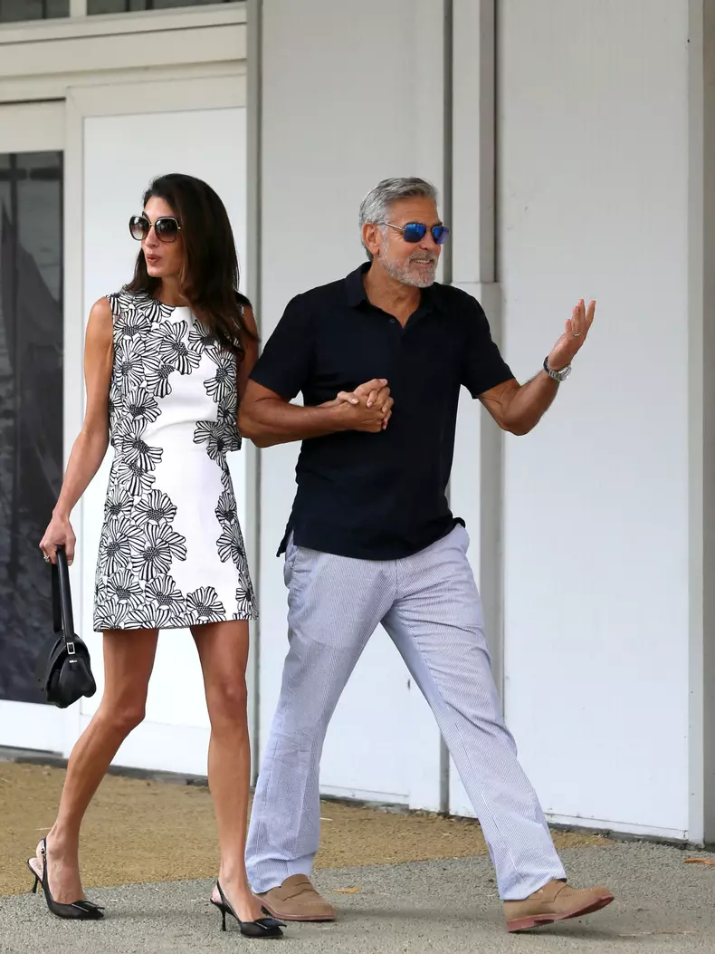 Venice - George And Amal Clooney Arrives At The Festival