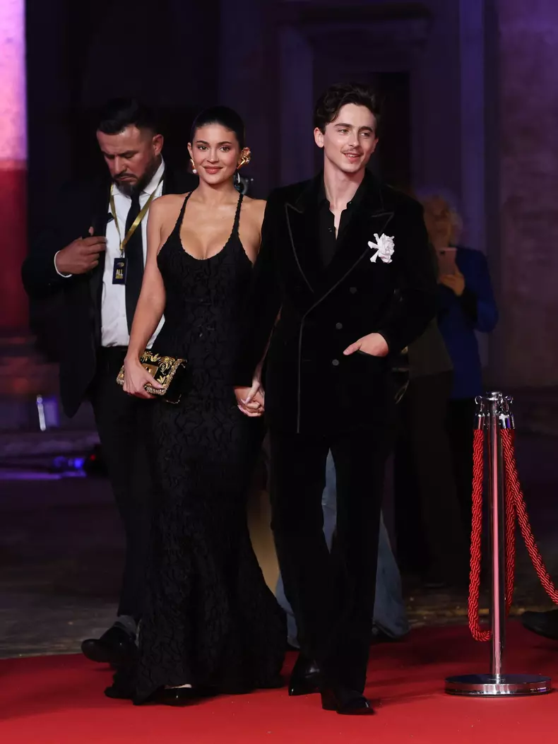 Rome, 70th Edition Of The David Di Donatello, First Red Carpet As A Couple For Kylie Jemmer And Timothee Chalamet