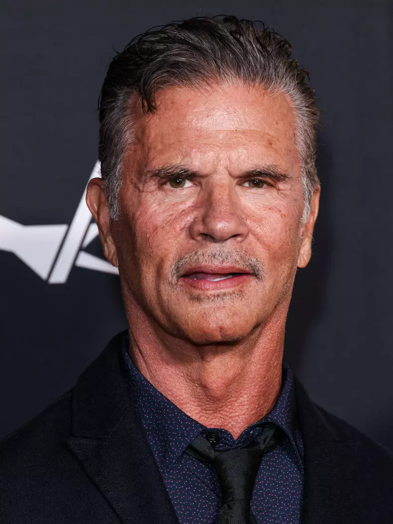 HOLLYWOOD, LOS ANGELES, CALIFORNIA, USA - OCTOBER 24: American actor, director, and producer Lorenzo Lamas arrives at the 2025 AFI (American Film Institute) Fest Presented By Canva - Premiere Of Sony Pictures Classics' 'Nuremberg' held at the TCL Chinese