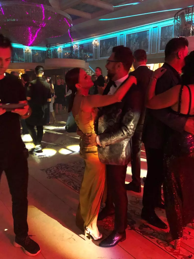 Andreea Antonescu a dansat toată noaptea