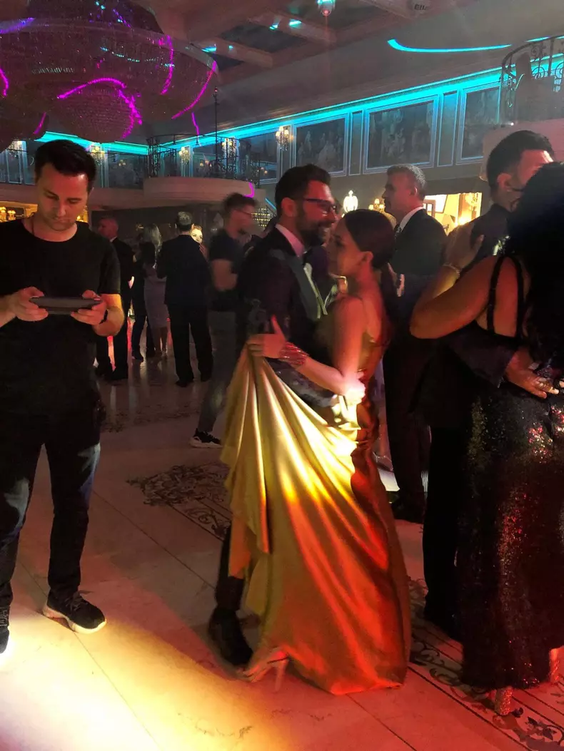 Andreea Antonescu a dansat toată noaptea