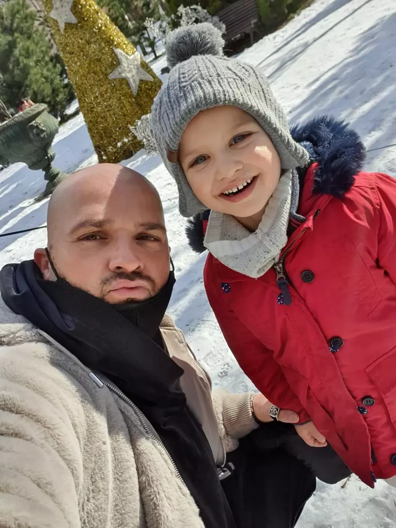 Andrei impreuna cu fiul lui