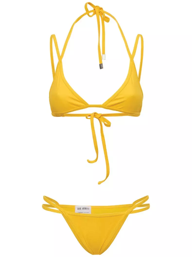 Bikini din amestec de poliamidă, The Attico, 1.442 lei, www.luisaviaroma.com