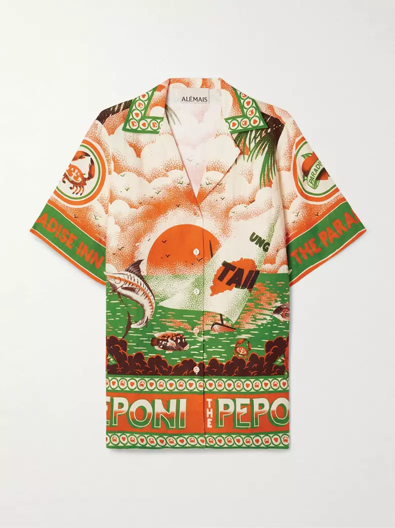 Cămașă din mătase, Alémais, 1.700 lei, www.net-a-porter.com