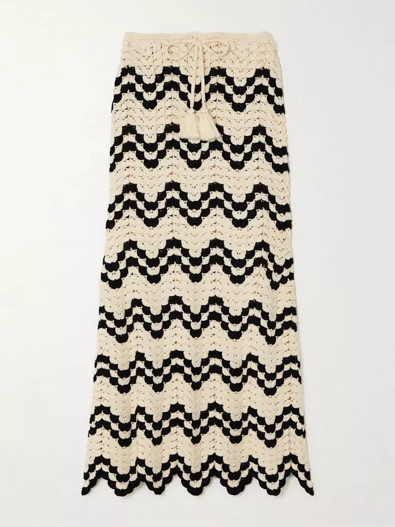Fustă din bumbac, ESCVDO, 3.469 lei, www.net-a-porter.com