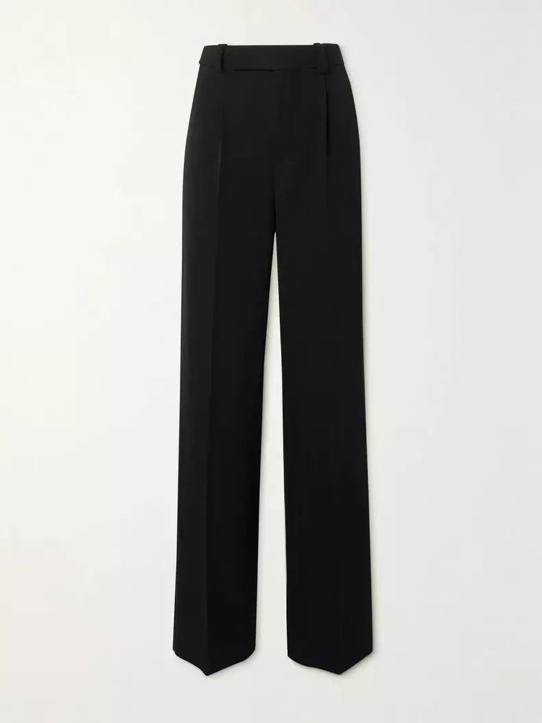 Pantaloni din lână, Saint Laurent, 5.924 lei, www.net-a-porter.com