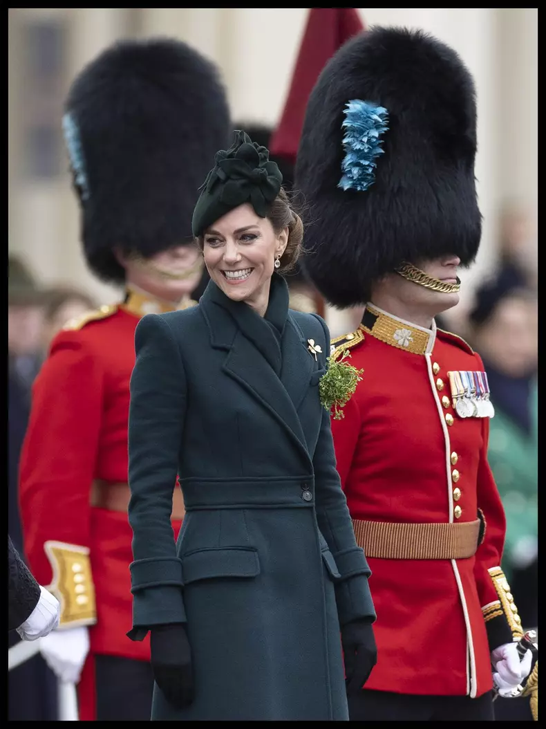 Kate Middleton at the Irish Guard's St.Patrick's Day Parade