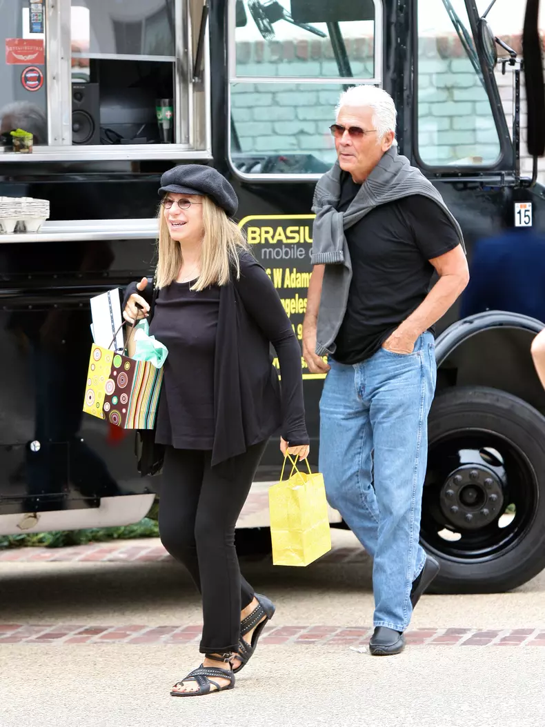 Barbra Streisand and James Brolin go to Joel Silver's for Father's Day