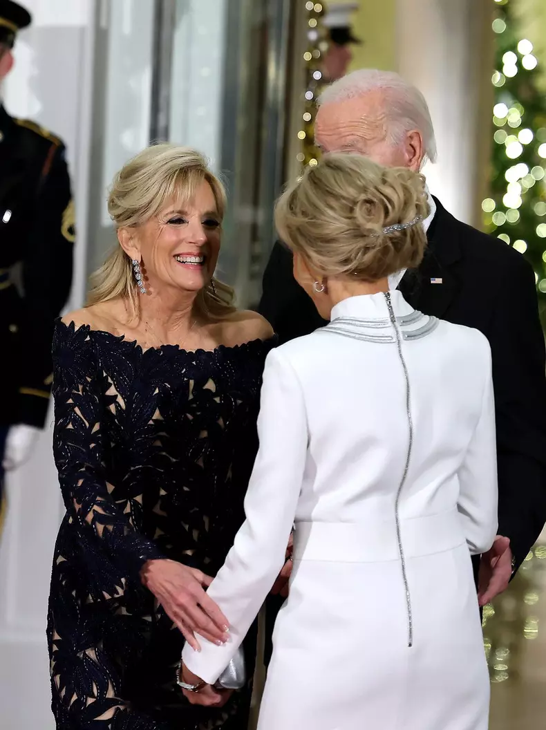 Arrivées au dîner d'état à la Maison Blanche offert par le président des Etats-Unis à l'occasion de la visite d'état du président Emmanuel Macron et de la première dame Brigitte Macron