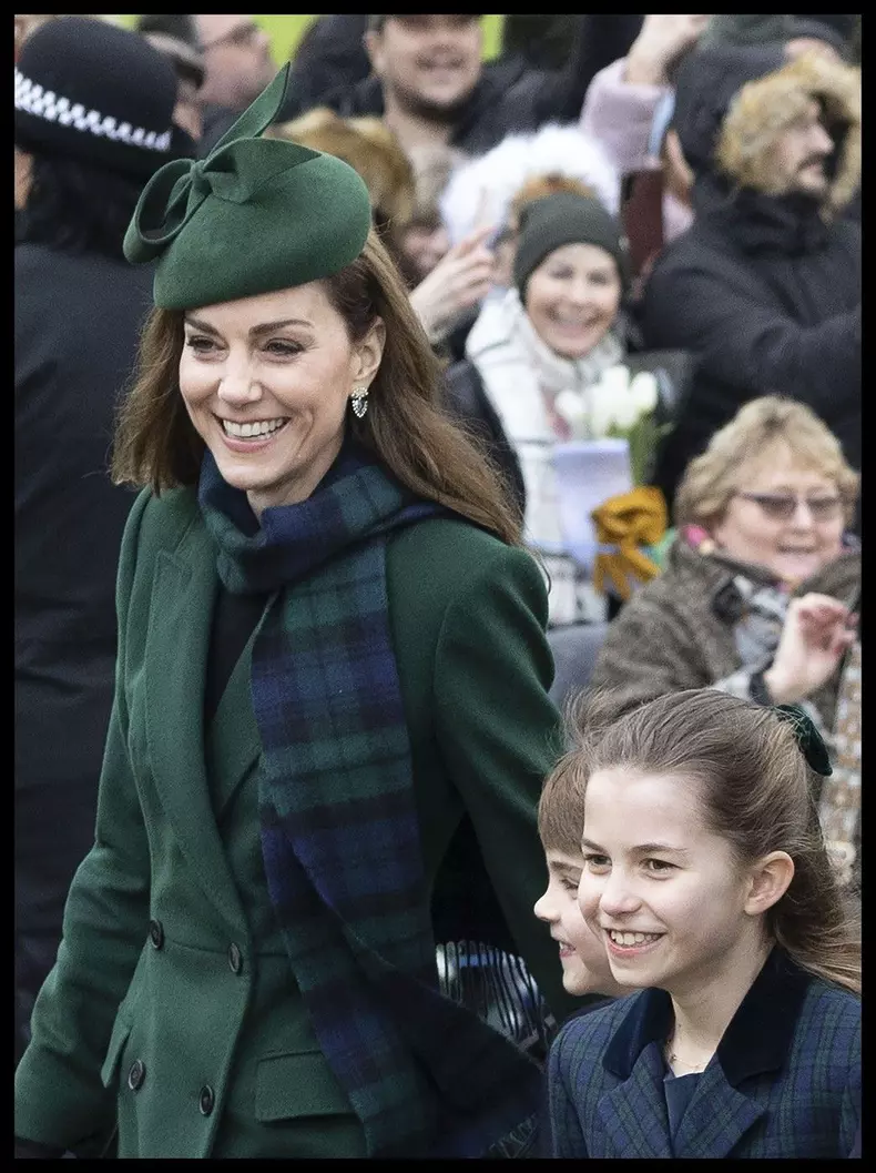 UK Royals at Christmas Day church service