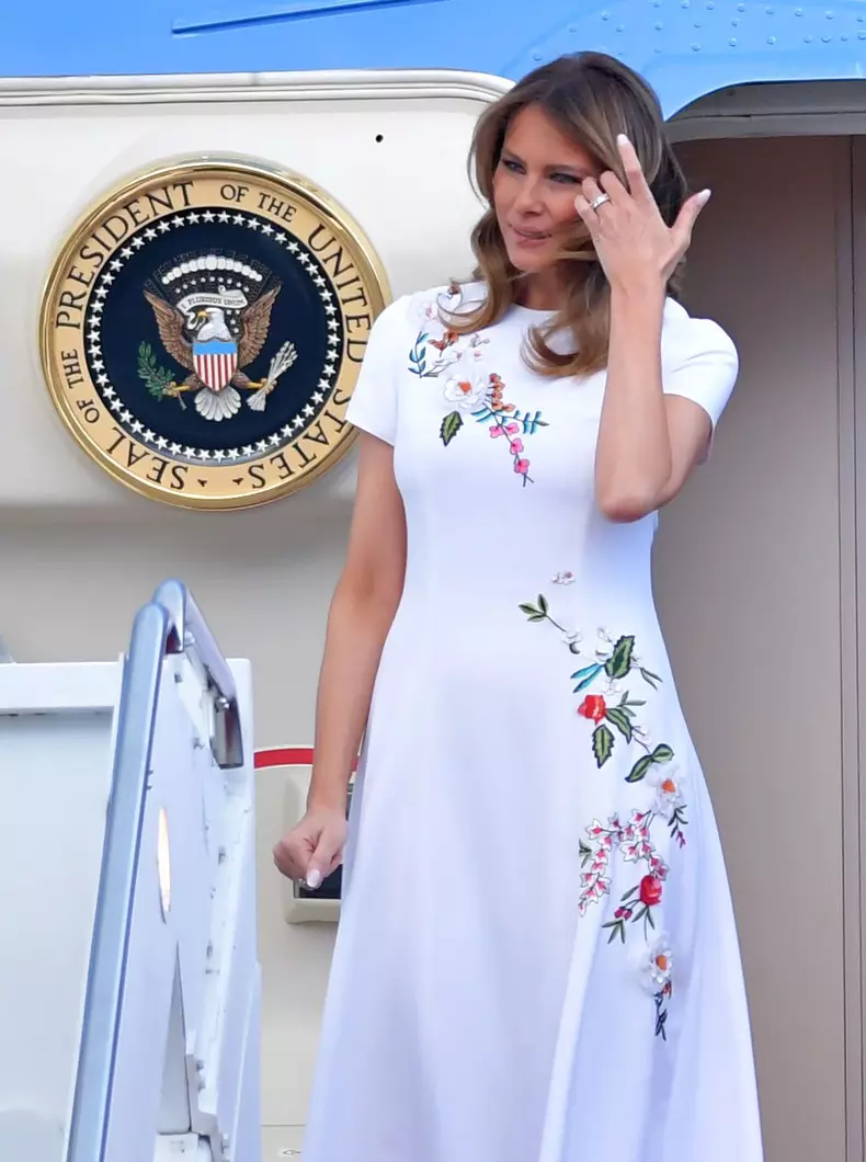 Donald Trump Arrives In West Palm Beach For Weekend At Mar-A-Lago Estate for fundraiser after democrats impeach him