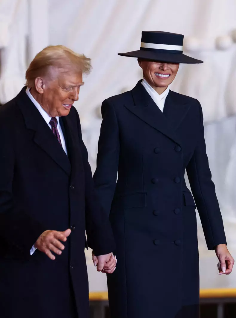 First Lady Melania Trump At Presidential Inauguration - USA