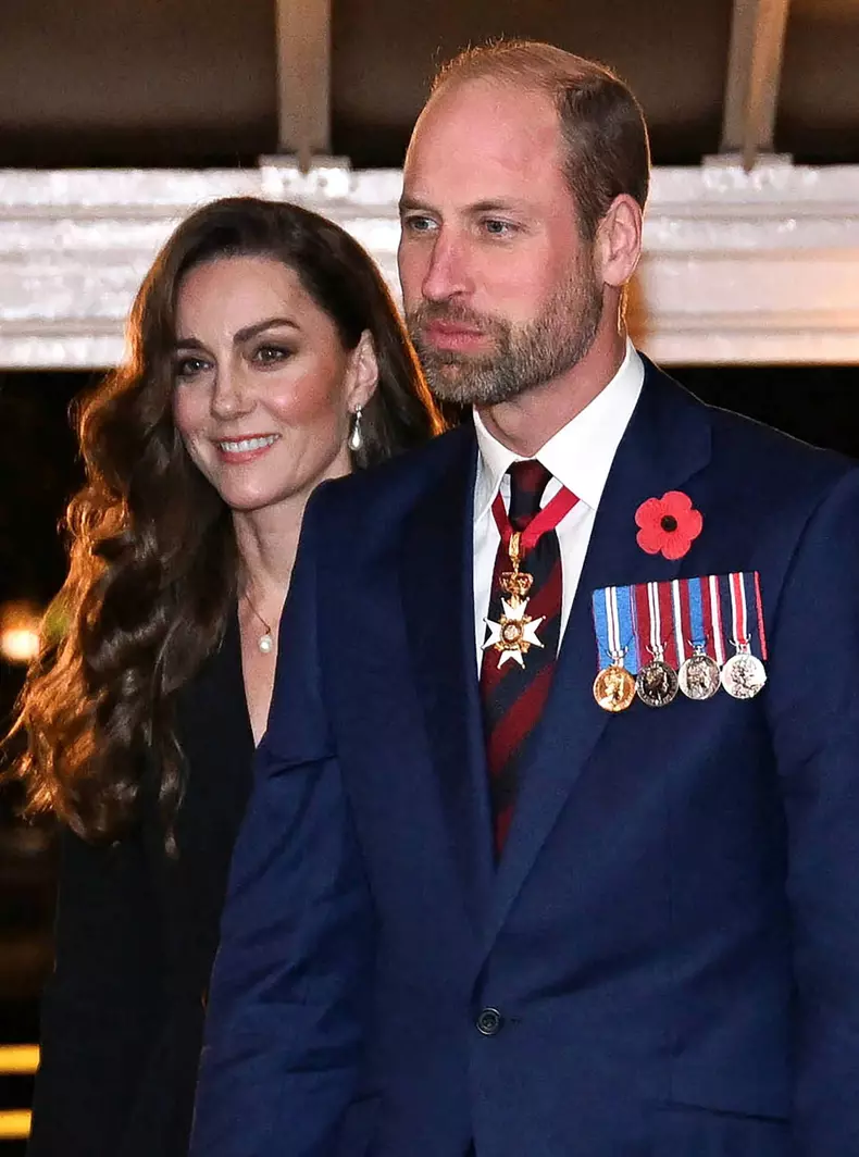 Members of the Royal Family attend the Festival of Remembrance