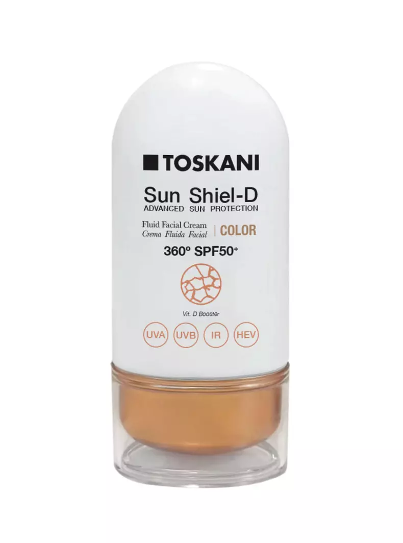 Loțiune cu protecție solară Sun Shiel-D, Toskani, 229 lei (disponibilă pe topline.ro)