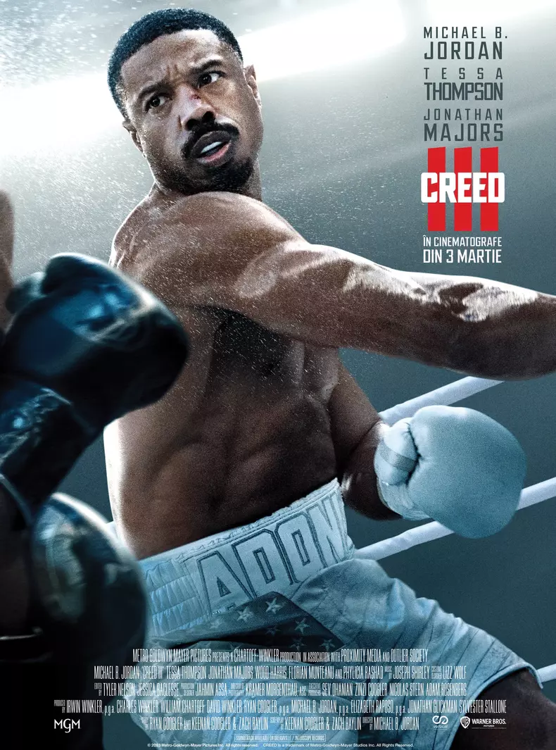 Creed III, filmul cu Michael B. Jordan și Florian Munteanu