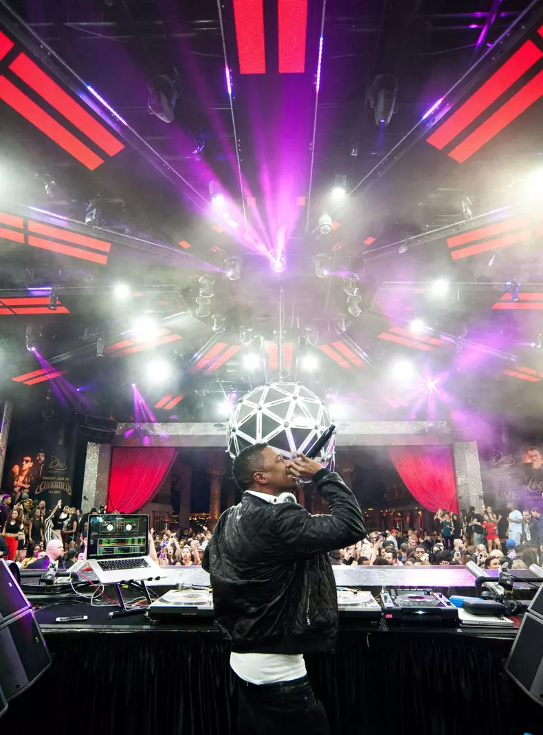 Nick Cannon DJ set at Drai's Nightclub in Las Vegas, NV