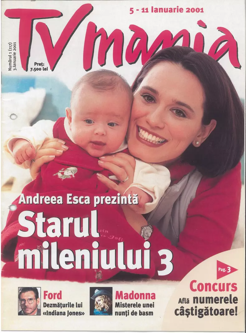 copertaTVmania Andreea Esca 2001