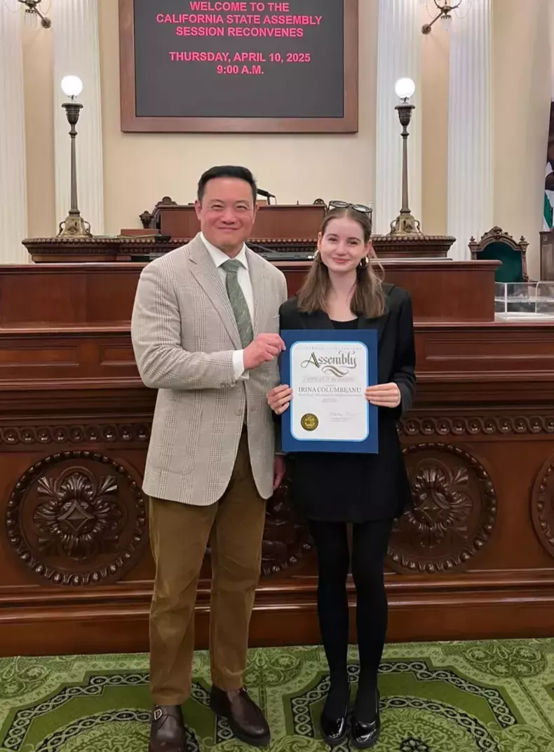 irina columbeanu la un eveniment important