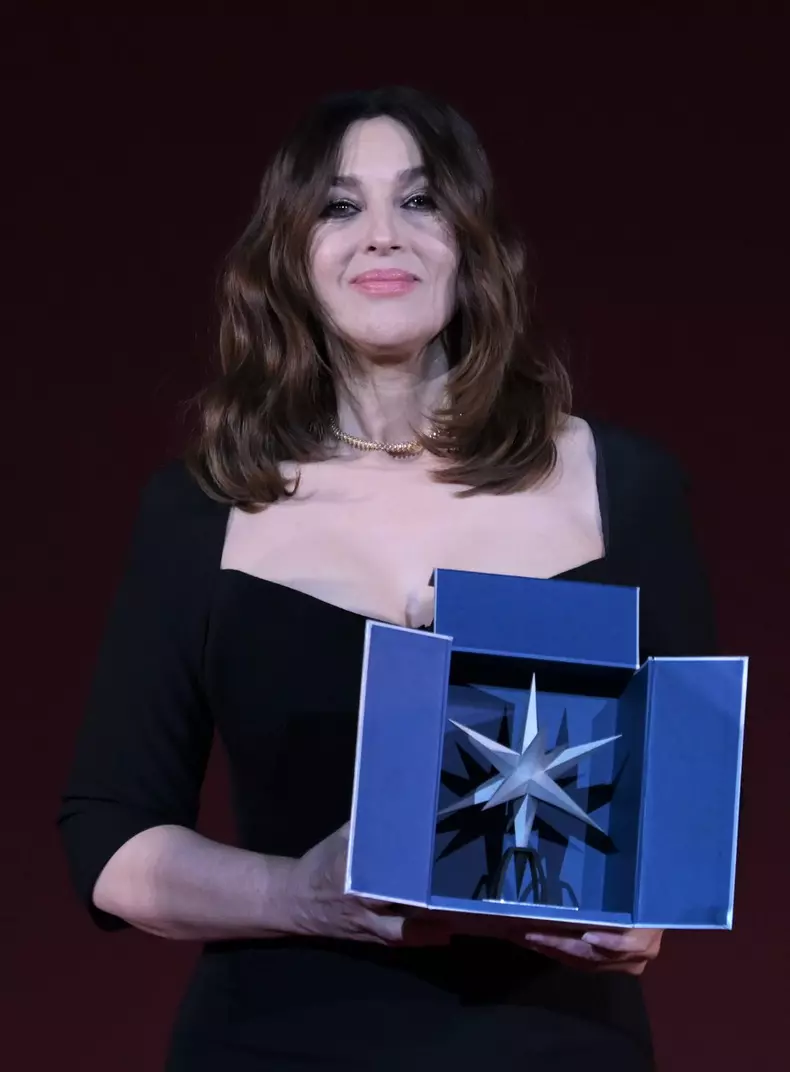 Monica Bellucci Recieves The Stella Della Mole Award At The Turin Film Festival 2021