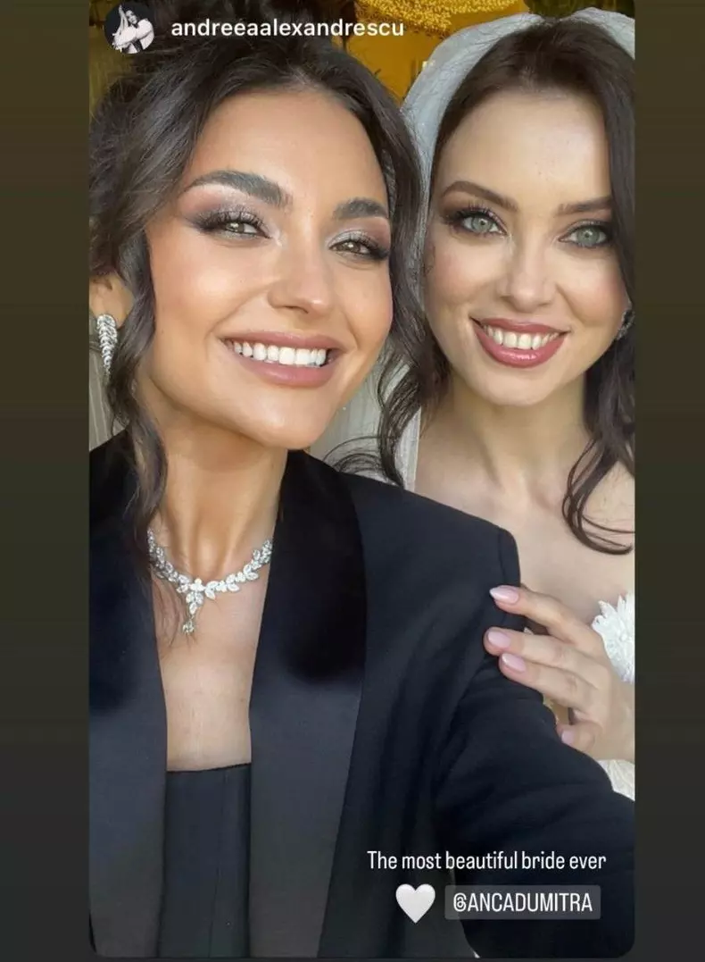 Anca Dumitra, ravisantă în rochia de mireasă. Actrița din „Las Fierbinți” s-a căsătorit religios