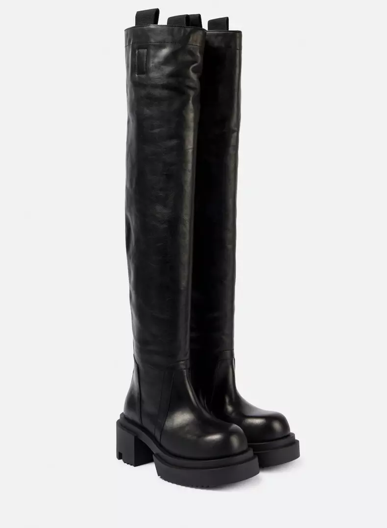 Cizme din piele, Rick Owens, 9.600 lei, magazinul Entrance