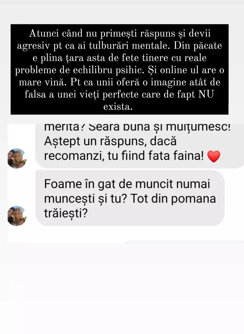 Oana Roman replică la jignire